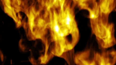 Intense Fire VFX Pack with Explosive Flames, Blazing Heat, Fiery Bursts Stock Footage 345363232