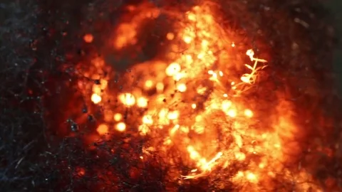 Intense Fire/Lava Background MAC Stock Footage 74548284