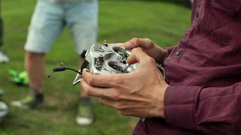 Intense FPV Drone Racing Stock Footage 252368444
