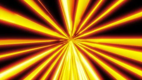 Intense golden rays exploding from a central point with a fiery radiance, c.. Stock Photos