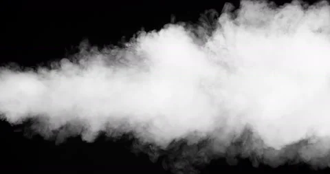 Intense Jet of Dense Smoke 4K Stock Footage