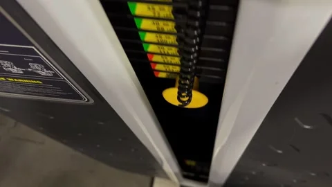 Intense Leg Press Exercise POV 4K (Gym Workout) Stock Footage 321356483