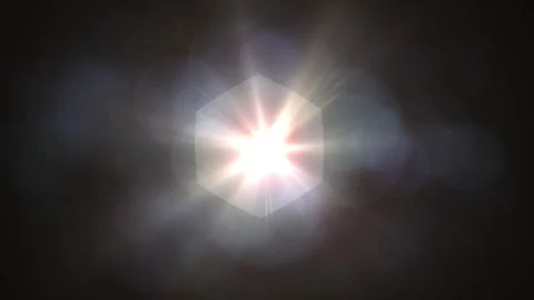 Intense light flare dominates the frame Stock Footage 345433951