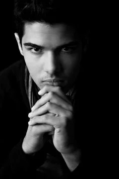 Intense look Stock Photos