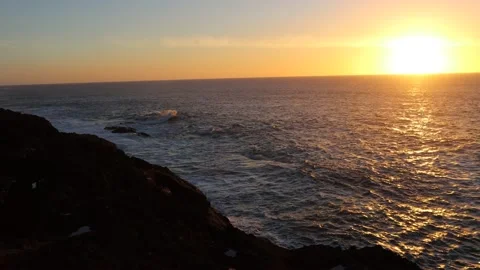 Intense Oregon Sunset Stock Footage 235720144