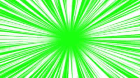 Intense radial anime speed lines on green screen background seamless loop 스톡 동영상 336465378