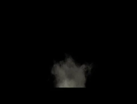 Intense Radiant Explosion with Scattered Debris On Black Background Stock Footage 335379308
