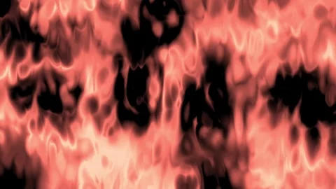 Intense red flames burning and swirling Stock Footage 337085233