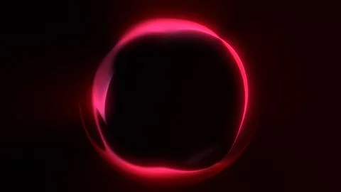 Intense red glowing vortex forming a dynamic energy sphere shape on a deep .. Stock Illustration