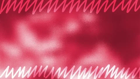 Intense red motion background with zigzag hand drawn stop motion frame, smo.. Stock Footage 321967375