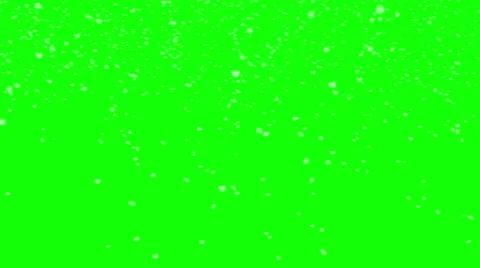 Intense Snowfall on Green Screen Video stock 44244152