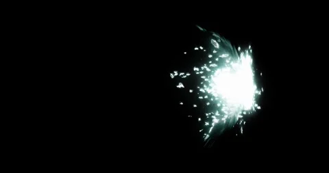 Intense White Burst Energy Source Spot On Black Background Layer Stockbeeldmateriaal 330830818