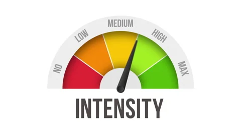 Intensity device with arrow and scale. Stock Footage 171787798