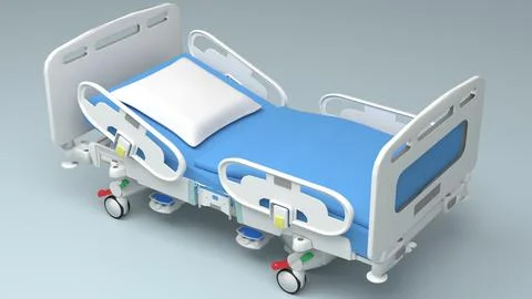 Intensive Care Bed 3D Model