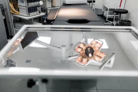 Intensive care unit, operating room, reflection Foto stock