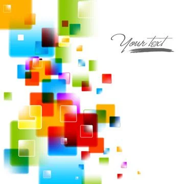 Intensive Colors  Background Stock-Illustration