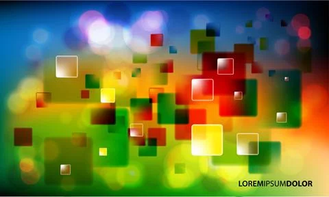 Intensive Colors  Background Stock-Illustration