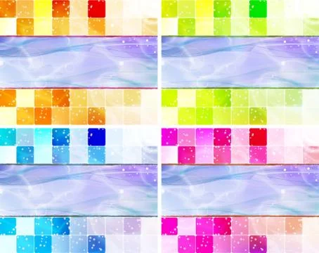 Intensive Colors Stock Illustration