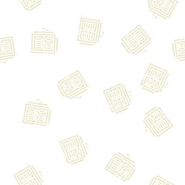 Intensive cooling chamber glyph vector seamless pattern 스톡 일러스트