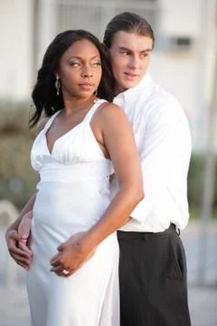 Inter-racial couple Stock Photos