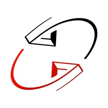 Interaction arrows sign Stock Illustration