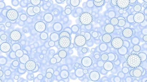 Interaction between bacteria. Design. Abstract medical background with fast Stock Illustration