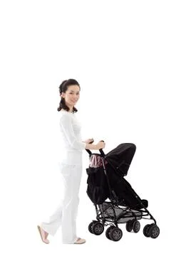 Interaction between mother and child Stock Photos
