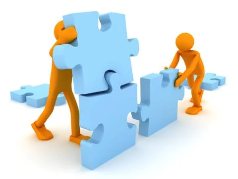 Interaction between people Illustrazione stock