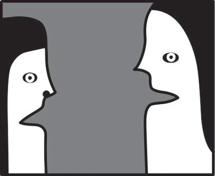 Interaction, communication - icon 스톡 일러스트