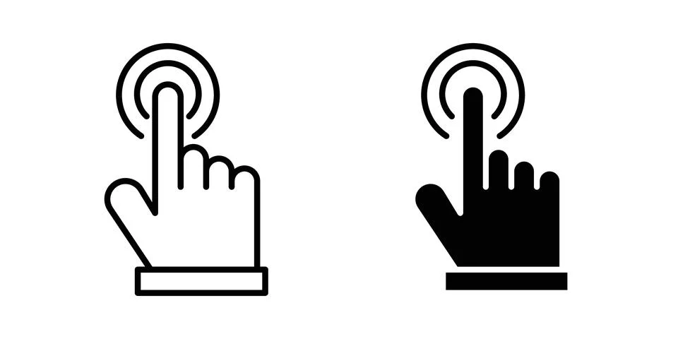 Interaction icon graphic design. web icons vectors Stock Illustration