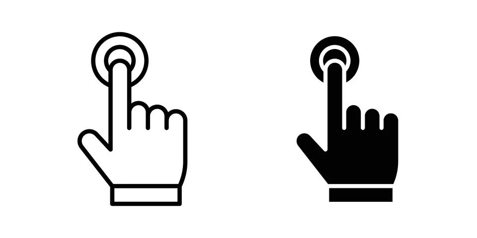 Interaction icon for web projects Illustrazione stock