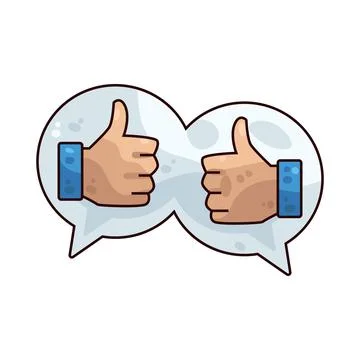 Interaction illustration Stock Illustration