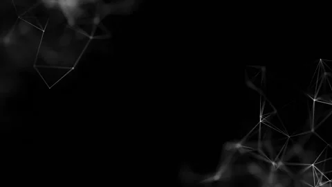 Interaction at the macro level. plexus business cinematic background. Place for Stock Footage 89077674
