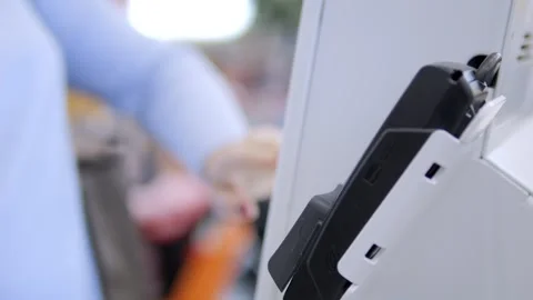 The Interaction with Modern Voting Machines in Society and Its Importance to Stock Footage 296735192