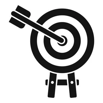 Interaction target icon simple vector. Digital service 스톡 일러스트