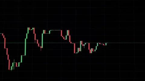 Interactive Bitcoin price chart on display. Investments in cryptocurrency Stock Footage 269354070
