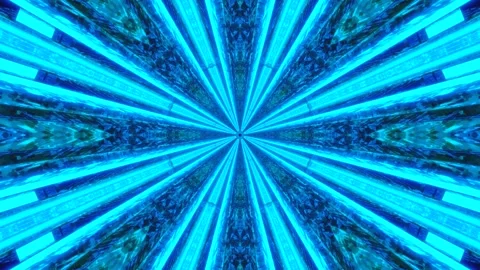 Interactive blue tunnel video loop creates a mesmerizing screensaver experi.. Stock Footage 320050830