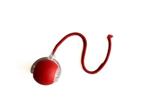 Interactive cat toy tower with rolling balls Stock Photos