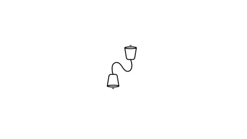 Interactive customer feedback review vector line icon loop Stock-Footage 342621618