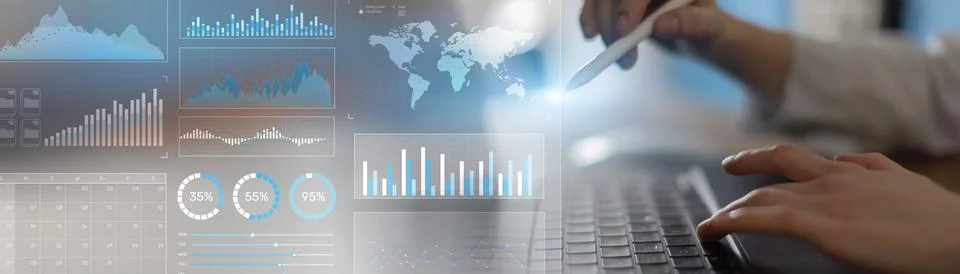 Interactive Data Analytics and Performance Metrics Visualization on a Modern  Stockfoto's
