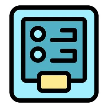Interactive digital checklist enhancing productivity and organization Stock Illustration