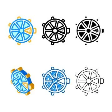 Interactive electric pet looks toy color icon vector Stock Illustration