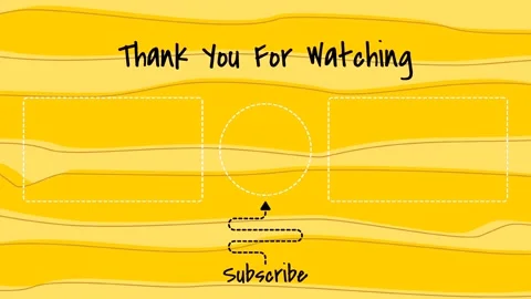 Interactive end screen or outro video vlogger for content creators Stock Footage 231209326