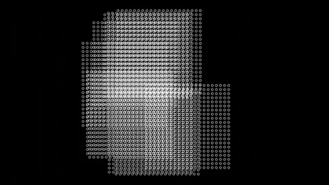 Interactive Evolution: Geometric Particle Synergy Stock Footage 280096974