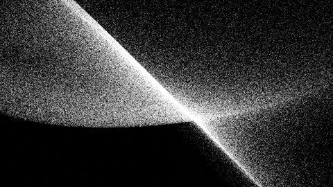 Interactive Evolution: Geometric Particle Synergy Stock Footage 280749001