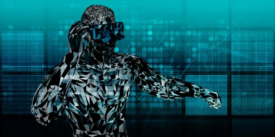 Interactive Experience Illustrazione stock
