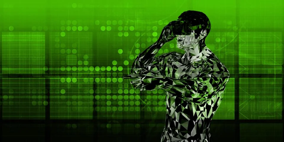 Interactive Experience Stock Illustration