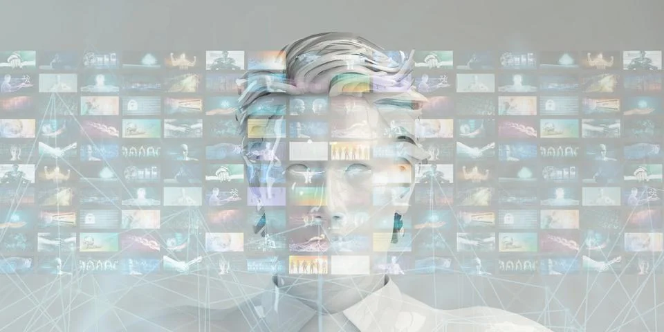 Interactive Experience Stock Illustration