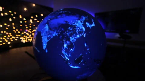 Interactive globe 02 Stock Footage 42135667