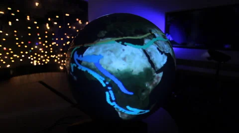 Interactive globe 03 Stock Footage 42135652